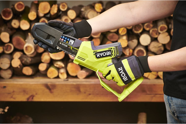 Пила цепная аккумуляторная Ryobi RY18PSX10A-120- фото5