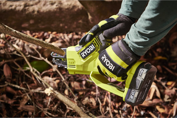 Пила цепная аккумуляторная Ryobi RY18PSX10A-120- фото8