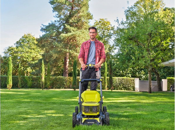 Газонокосилка аккумуляторная Ryobi RY18LMX46A-250- фото2
