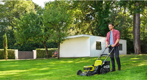 Газонокосилка аккумуляторная Ryobi RY18LMX46A-250- фото4