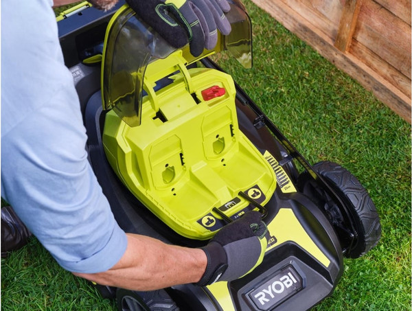 Газонокосилка аккумуляторная Ryobi RY18LMX46A-250- фото6