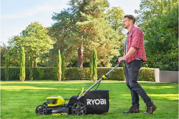 Газонокосилка аккумуляторная Ryobi без АКБ и З/У RY18LMX46A-0- фото3