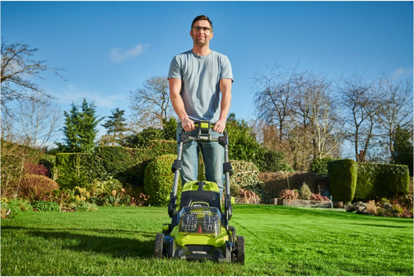 Газонокосилка аккумуляторная Ryobi RY18LMX40B-240- фото10