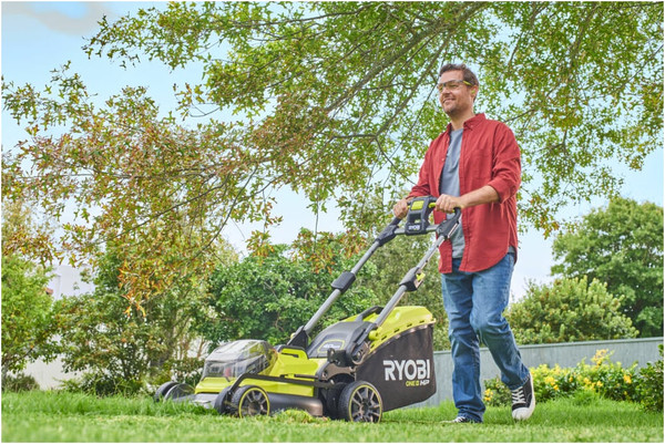 Газонокосилка аккумуляторная Ryobi RY18LMX40B-240- фото9