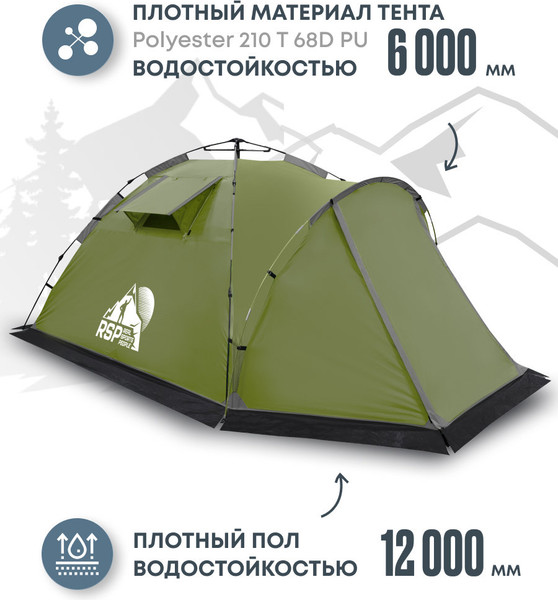 Палатка RSP Outdoor Narle 2 / TA-NA-2-OLGN- фото3