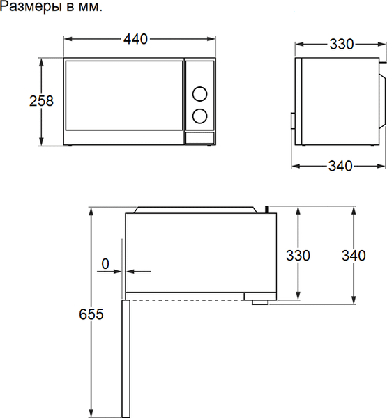 Микроволновая печь Maunfeld MFSMO720MB01- фото3