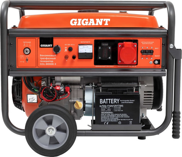 Бензиновый генератор Gigant GGL-8000Е-3- фото8