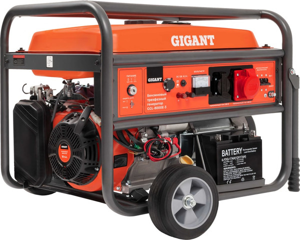 Бензиновый генератор Gigant GGL-8000Е-3- фото9