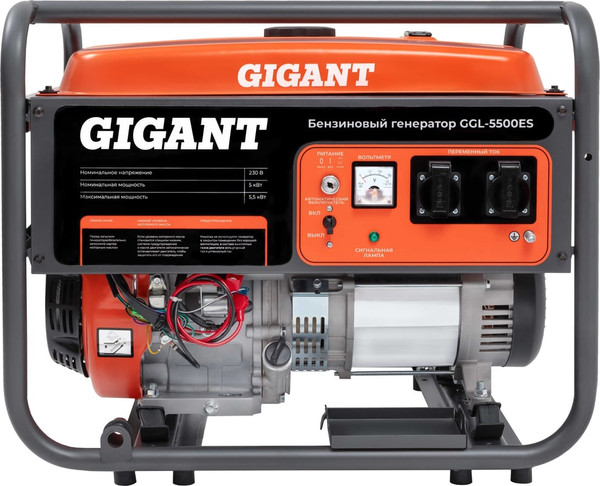 Бензиновый генератор Gigant GGL-5500ES- фото7