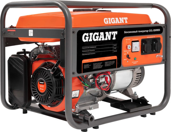 Бензиновый генератор Gigant GGL-5500ES- фото8