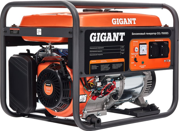 Бензиновый генератор Gigant GGL-7000ES- фото7