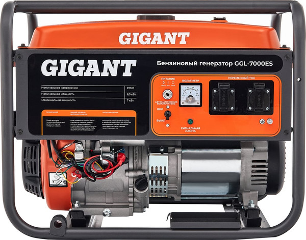 Бензиновый генератор Gigant GGL-7000ES- фото8