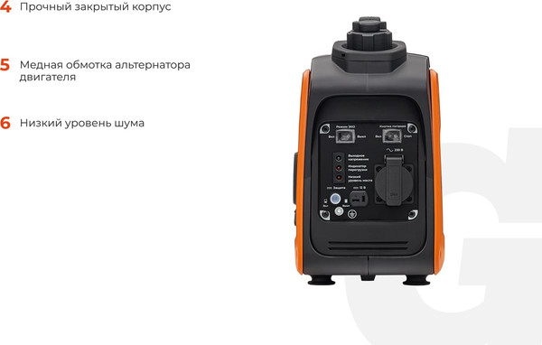 Инверторный генератор Gigant GPIGL-800- фото4