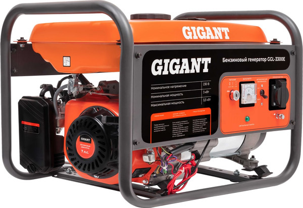 Бензиновый генератор Gigant GGL-3300E- фото8