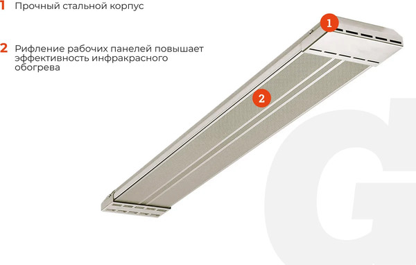 Инфракрасный обогреватель Gigant IHI-1.0- фото8