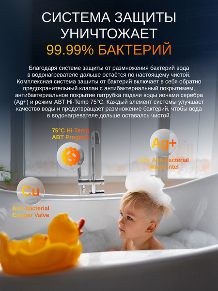 Накопительный водонагреватель Haier EC5 / GA0HB1E1C- фото5