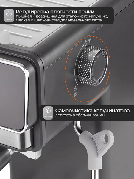 Кофеварка эспрессо RAF R.0208- фото9