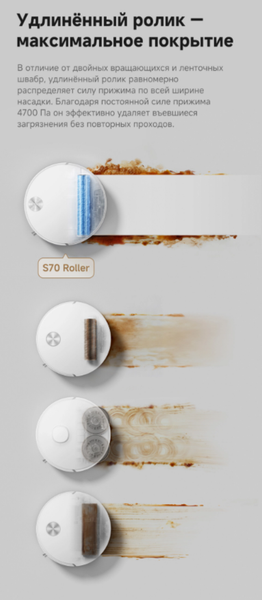 Робот-пылесос Trouver S70 Roller / RLZ12SE- фото6