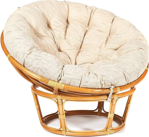 Кресло садовое Tetchair Papasan 23/01 W с подушкой 129- фото