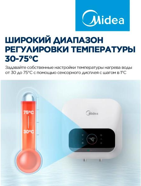Накопительный водонагреватель Midea MWH15-20SMA-Smart- фото4