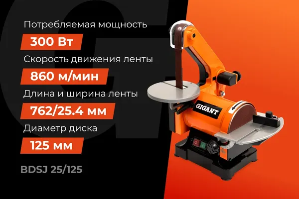 Шлифовальный станок Gigant BDSJ 25/125- фото3