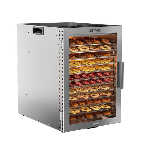 Сушильный шкаф для овощей и фруктов Meyvel MDH12-1S (Inox)- фото2