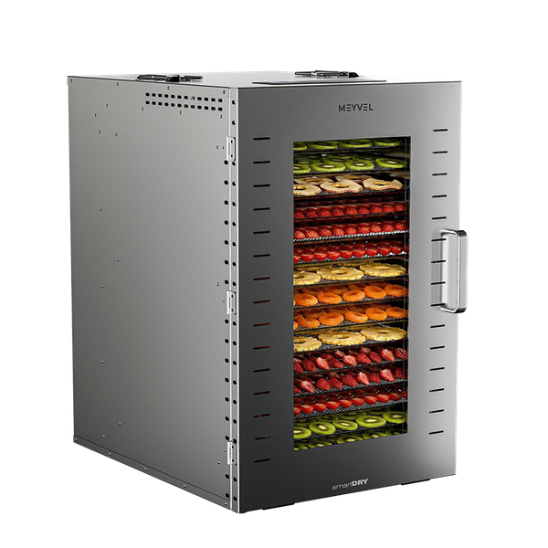 Сушильный шкаф для овощей и фруктов Meyvel MDH16-1S (Inox)- фото2