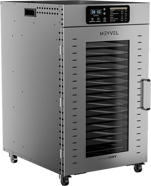 Сушильный шкаф для овощей и фруктов Meyvel MDH18-1S (Inox)- фото