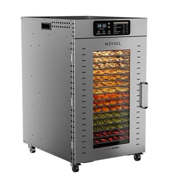 Сушильный шкаф для овощей и фруктов Meyvel MDH18-1S (Inox)- фото2