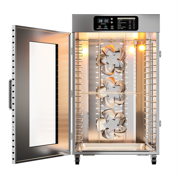 Сушильный шкаф для овощей и фруктов Meyvel MDH18-1S (Inox)- фото3