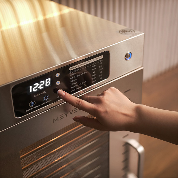 Сушильный шкаф для овощей и фруктов Meyvel MDH18-1S (Inox)- фото8