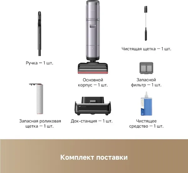 Вертикальный пылесос Dreame H16 Pro Steam Wet and Dry Vacuum / HHR48F- фото5