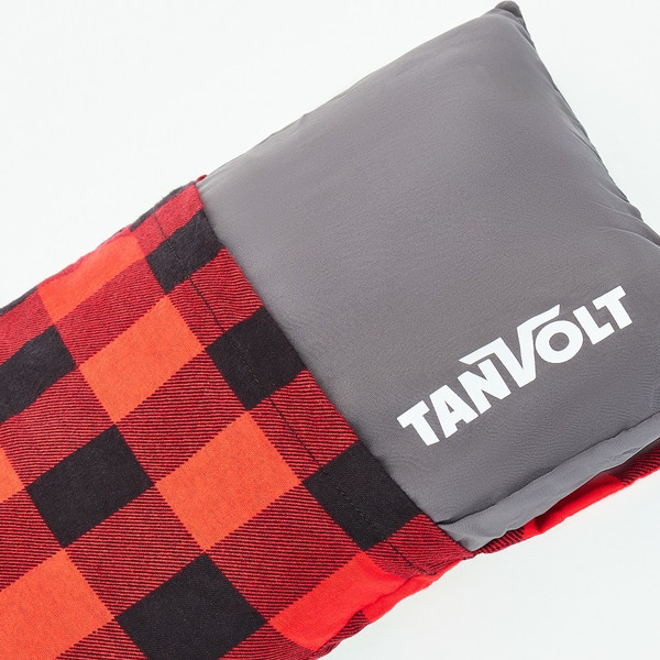 Подушка туристическая TANVOLT Pillow+BlackRed- фото3