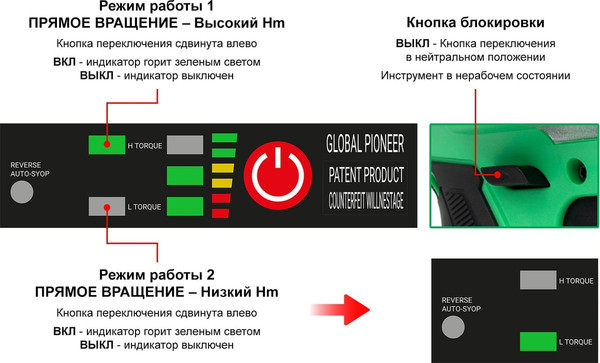 Гайковерт WORTEN КА-90000331- фото8
