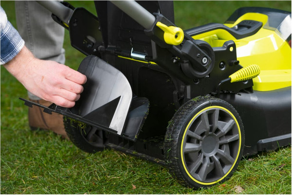Газонокосилка аккумуляторная Ryobi RY18LMX40B-0 / 5133005479- фото6