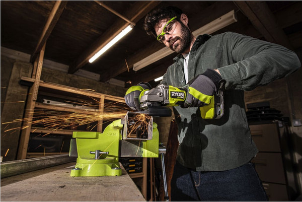 Угловая шлифовальная машина Ryobi RAG18X-1x40SJ / 5133005707- фото2