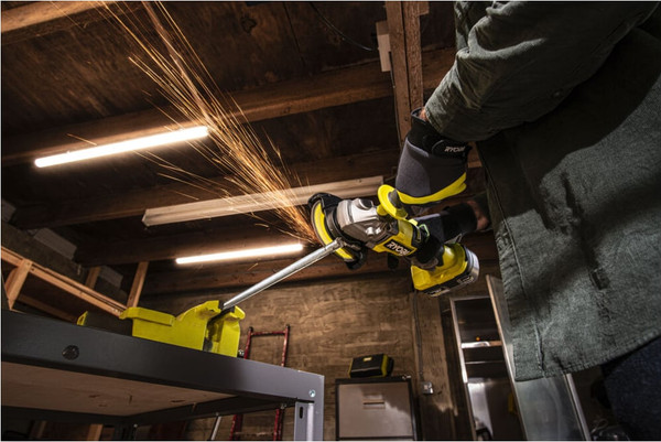 Угловая шлифовальная машина Ryobi RAG18X-1x40SJ / 5133005707- фото3