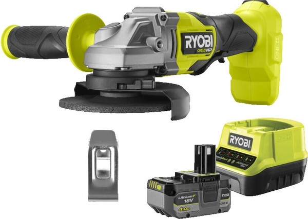 Угловая шлифовальная машина Ryobi RAG18X-1x40SJ / 5133005707- фото5