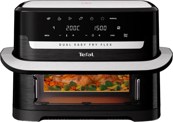 Аэрогриль Tefal Dual Easy Fry Flex EY9228E0- фото