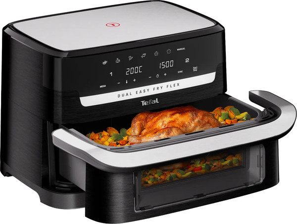 Аэрогриль Tefal Dual Easy Fry Flex EY9228E0- фото2