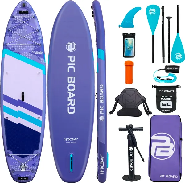 SUP-борд Pic Board Camouflage Purple PKM501