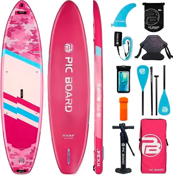 SUP-борд Pic Board Camouflage Pink PKM504