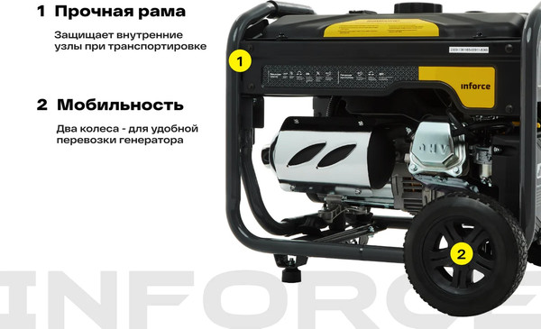 Бензиновый генератор Inforce 04-03-18- фото3