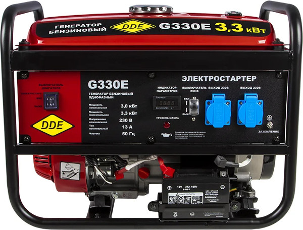 Бензиновый генератор DDE G330E / 792-551- фото3