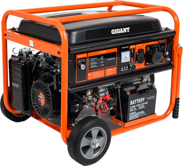 Бензиновый генератор Gigant GGL-6500E- фото8