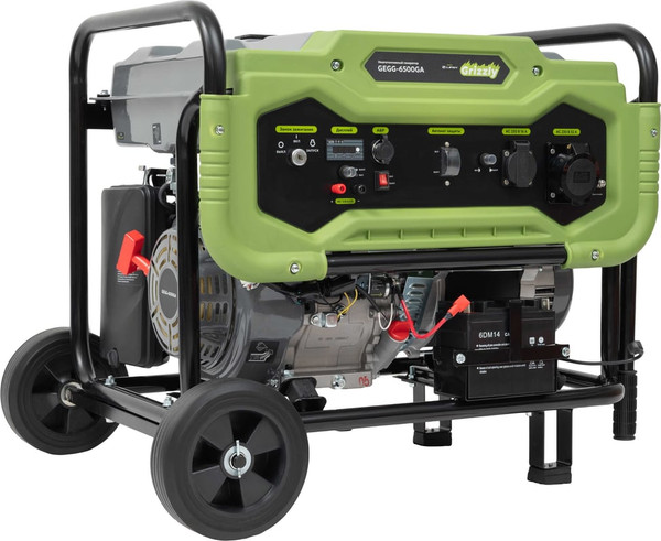 Бензиновый генератор Grizzly GEGG-6500GA- фото3
