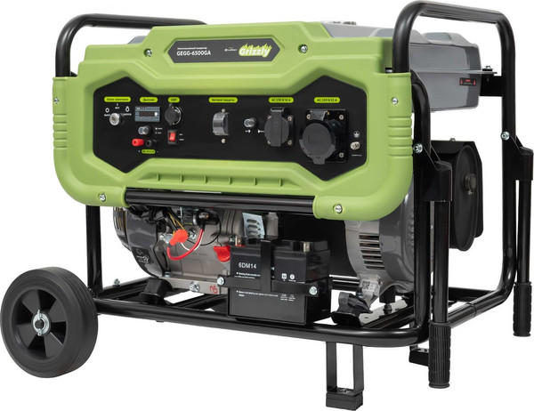 Бензиновый генератор Grizzly GEGG-6500GA- фото4