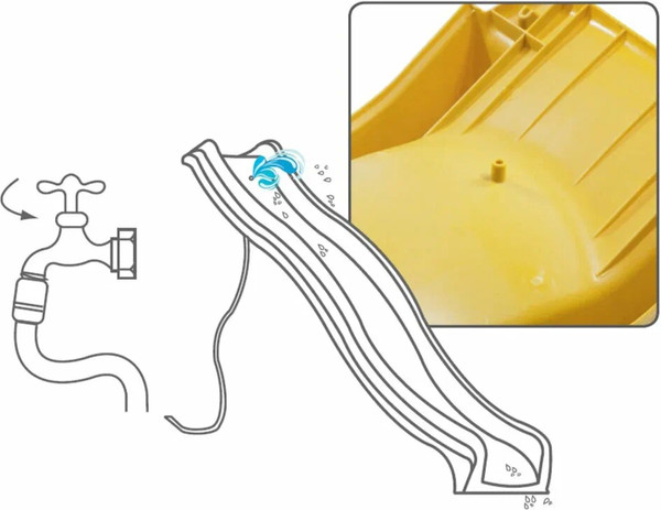 Скат для горки KBT Tsuri HDPE / 402.015.018.001- фото6