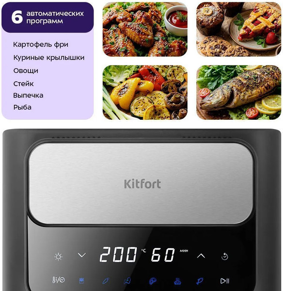 Аэрогриль Kitfort KT-8161- фото7