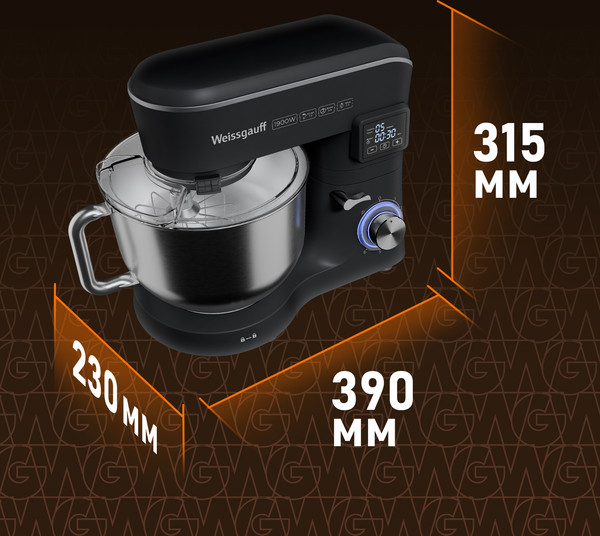 Миксер стационарный Weissgauff WSM 176 PDB Power Pro- фото3